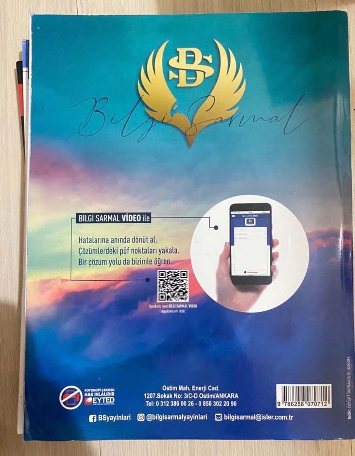 Bilgi Sarmal KAMP TYT Tam Tekrar Soru Bankası 2000 Soru - Görsel 2