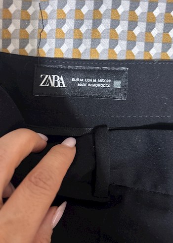 Siyah Belli Midi Hamile Şortu - Görsel 2