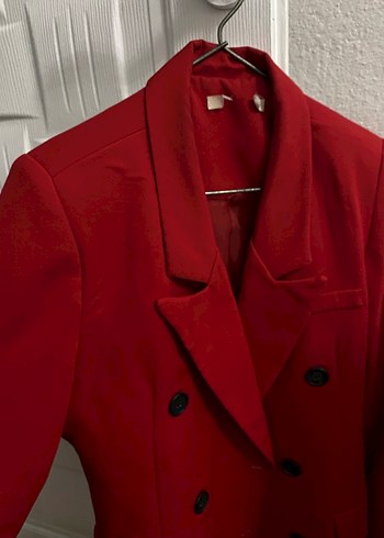Trendyol & Milla Düğmeli Kırmızı Kadın Blazer Ceket