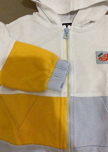 Beyaz Kapüşonlu Erkek Eşofman Takımı - Görsel 4