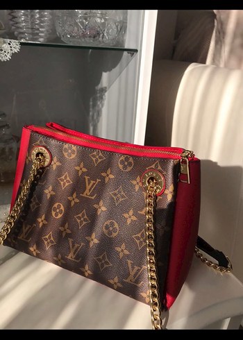 Louis Vuitton Louis vuitton Bordo Zincir Detaylı Deri Kadın Çanta
