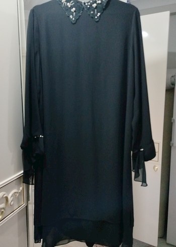Uzun Kollu Siyah Gotik tunik