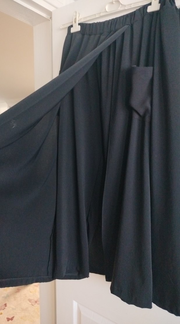 Siyah Salaş pantolon Bluz - Görsel 2