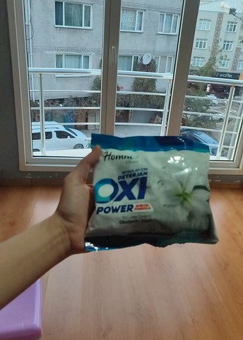 3 adet800Homm Clean Beyazlar İçin Oxi Power Toz Deterjan 500gr - Görsel 2