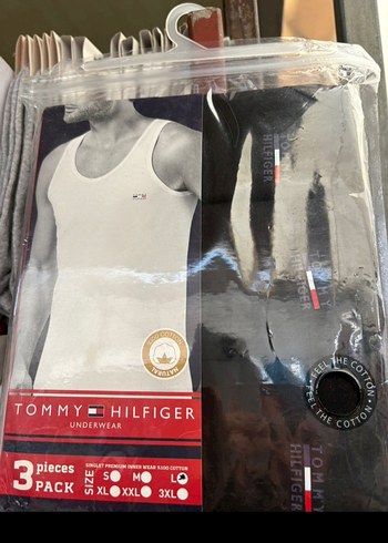 Tommy Hilfiger Erkek Atlet 3'lü Paket