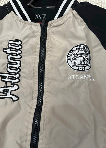 Diğer Erkek Çocuk Baskılı Fermuarlı Street Wear Ceket