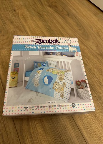 Zambak Mavi Bebek Nevresim Takımı - Görsel 4