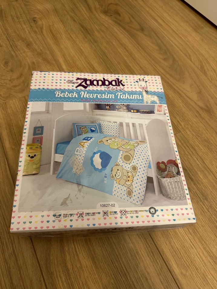 Zambak Mavi Bebek Nevresim Takımı - Görsel 4