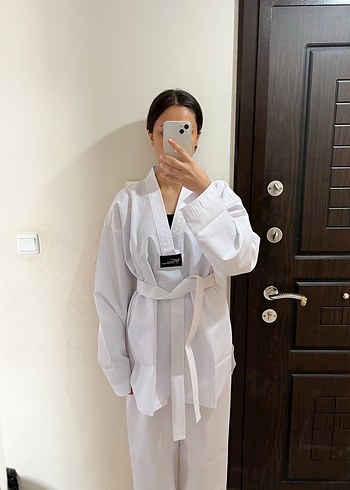 m Beden beyaz Renk Taekwondo Kıyafeti
