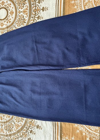 Diğer Mavi Kadın Keten Pantolon