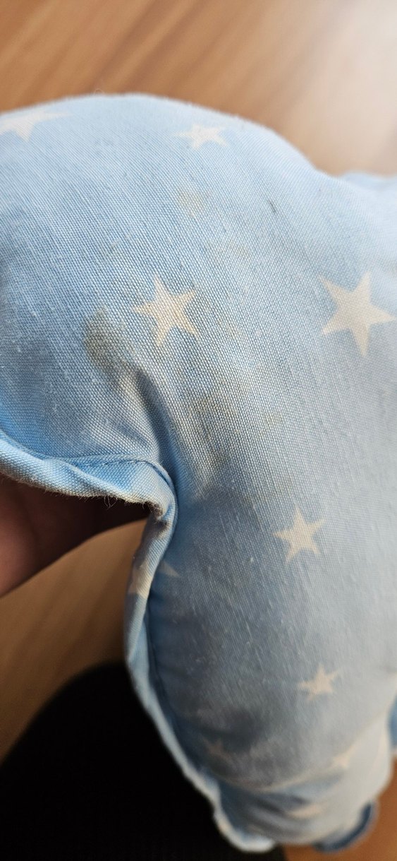 Mavi Yıldız Desenli Bebek Arabası ve Puset Minderi - Görsel 5