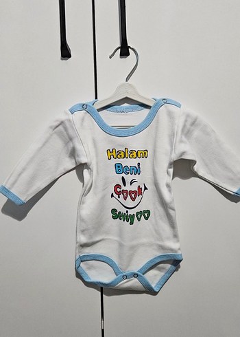 Uzun Kollu Renkli Baskılı Bebek Body - Görsel 2