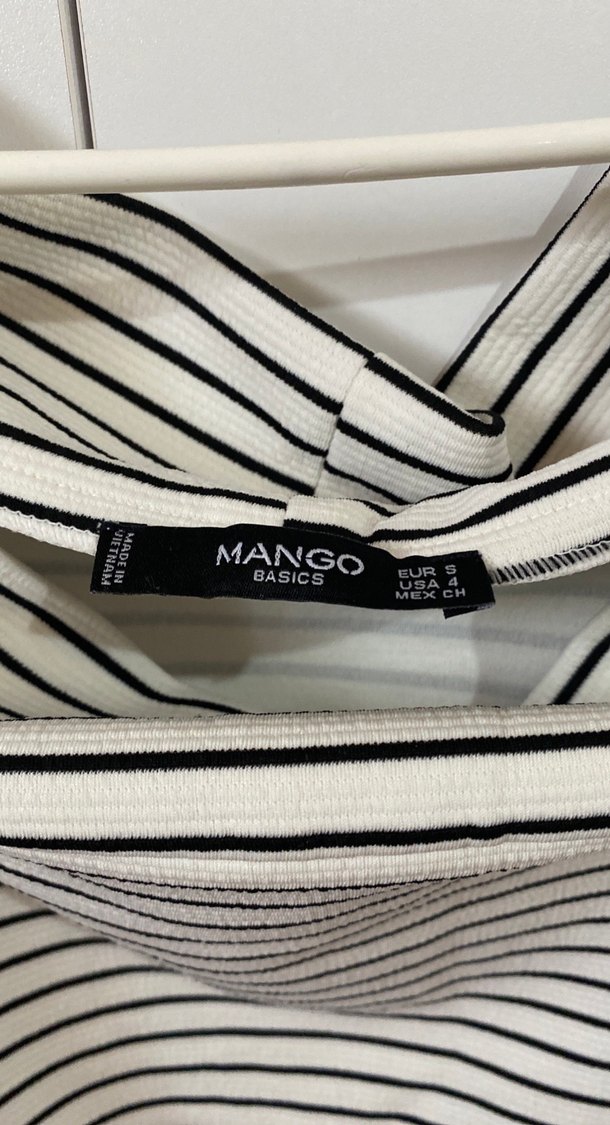 Çizgili Pliseli kayık yaka mini elbise - Görsel 2