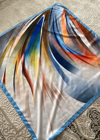 Lavınse Çok Renkli Işıltılı Kadın eşarp - Görsel 3