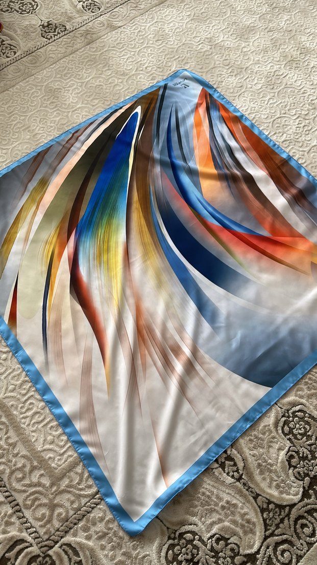 Lavınse Çok Renkli Işıltılı Kadın eşarp - Görsel 3