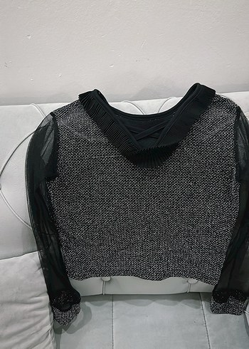 Kız Çocuk Siyah Fırfırlı Gotik Etek - Görsel 2