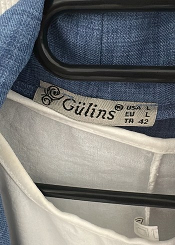 Mavi Keten Kadın Blazer takım - Görsel 4