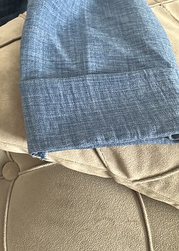 Mavi Keten Kadın Blazer takım - Görsel 3