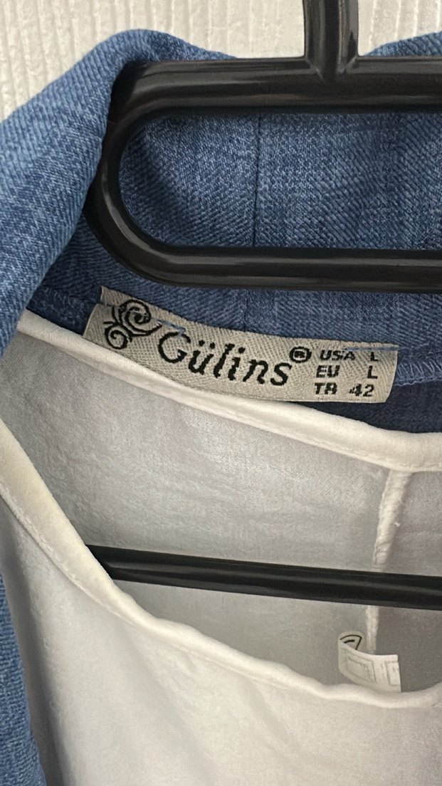 Mavi Keten Kadın Blazer takım - Görsel 4