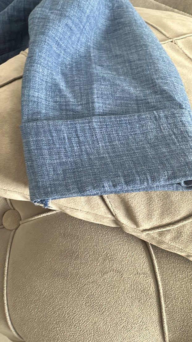 Mavi Keten Kadın Blazer takım - Görsel 3