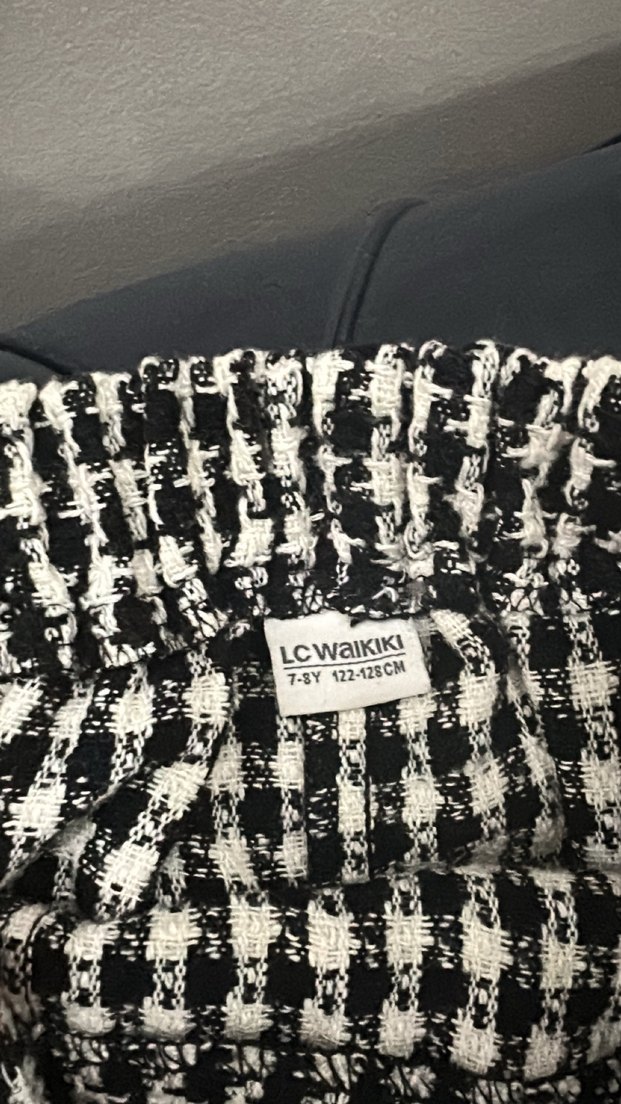 Ekoseli Pilili Mini Etek - Görsel 2