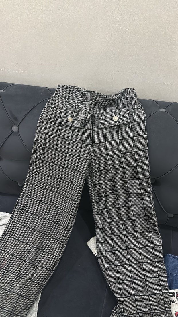 Kız Çocuk Gri Minnie Baskılı Kapüşonlu Sweatshirt altı parça - Görsel 2