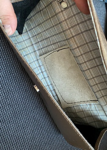 Beden camel Renk Zincir Detaylı Yılan Derisi Desenli Kadın Clutch