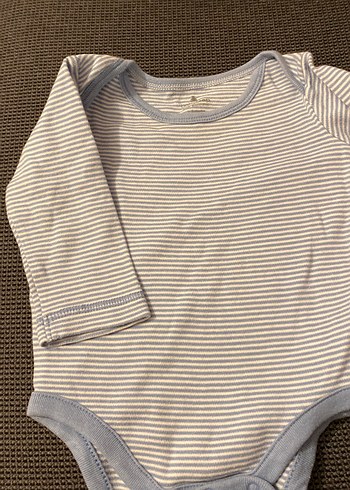 Uzun Kollu Mavi Bebek Body - Görsel 2