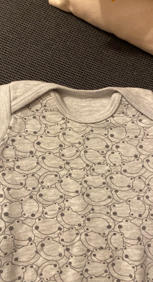 Gri Bebek Kısa Kollu Body - Görsel 3