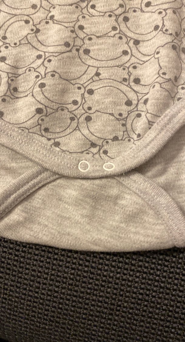 Gri Bebek Kısa Kollu Body - Görsel 2