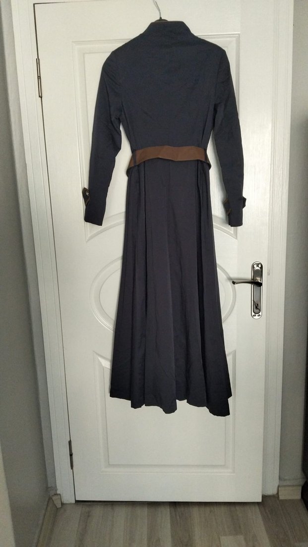 Kemerli tesettür kadın elbise - Görsel 2