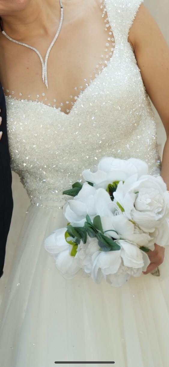 Helen Beyaz Gelinlik - Görsel 3