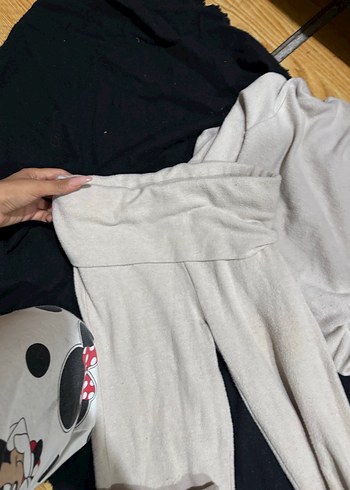 Gri Boğazlı Uzun Kollu takım