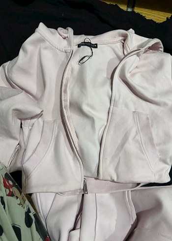Zara Pembe Kadın İnce Kesim Eşofman Altı