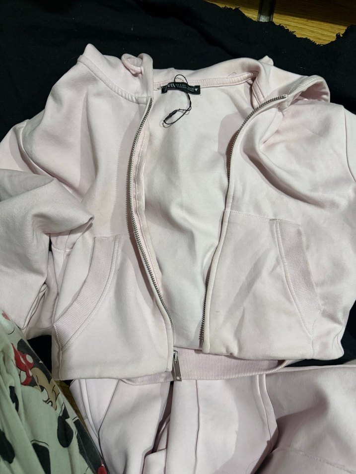 Pembe Kadın İnce Kesim Eşofman Altı - Görsel 2