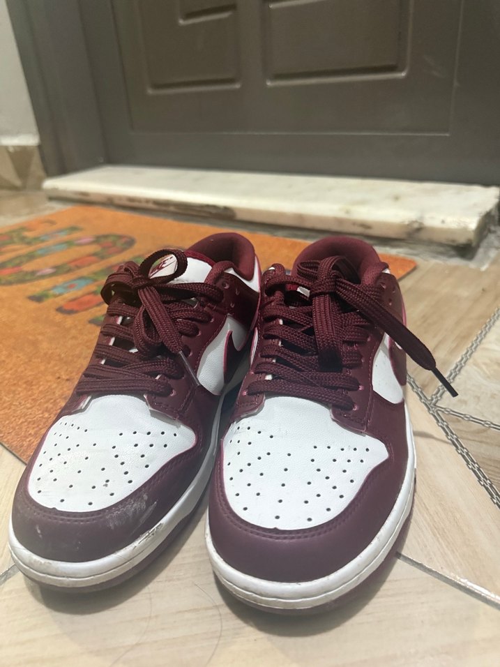 Nike Kahverengi Beyaz Bağcıklı Kadın Spor Ayakkabı - Görsel 3