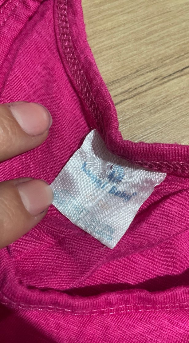 Renkli Baskılı Pembe kız çocuk yazlık tulum 2,3 yaş - Görsel 2