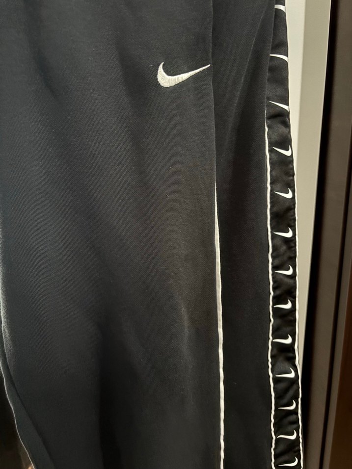 Siyah ünisex Spor Kesim Eşofman Altı - Görsel 3