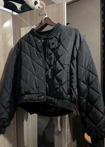 Zara Siyah Kadın Midi Mont