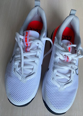 Beyaz Nike Air Max Blok Topuklu Spor Ayakkabı - Görsel 4