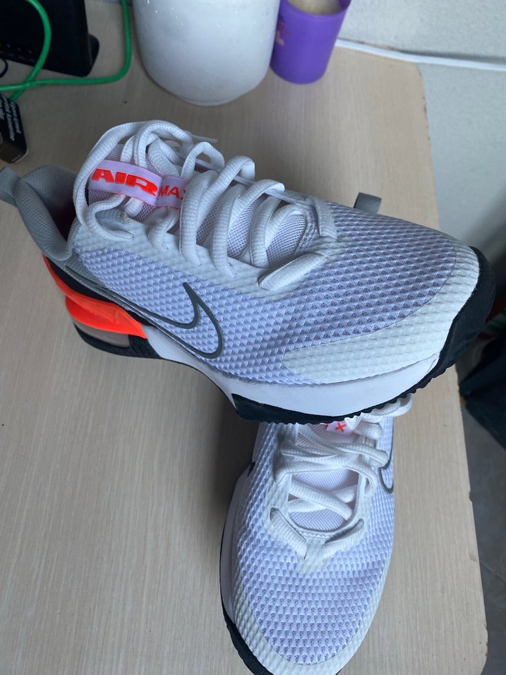 Beyaz Nike Air Max Blok Topuklu Spor Ayakkabı - Görsel 3