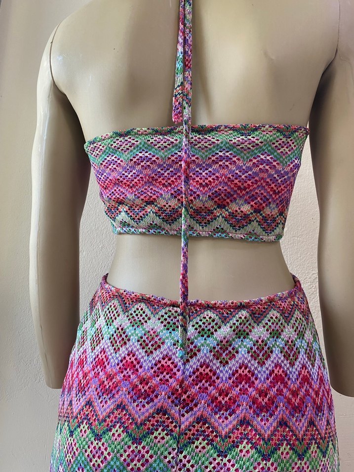 KOTON Renkli Desenli Kemerli Monokini - Görsel 5