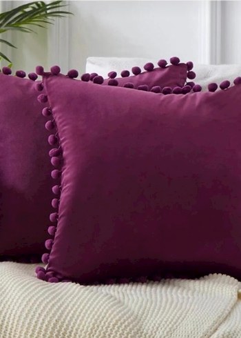 Turuncu Bohem Nakışlı Dekoratif kırlent kılıfı - Görsel 9