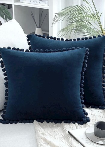 Turuncu Bohem Nakışlı Dekoratif kırlent kılıfı - Görsel 8