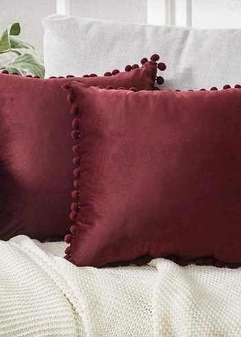 Turuncu Bohem Nakışlı Dekoratif kırlent kılıfı - Görsel 12