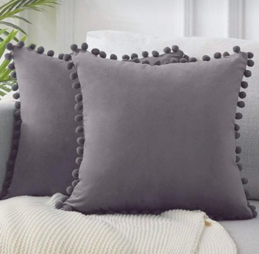 Turuncu Bohem Nakışlı Dekoratif kırlent kılıfı - Görsel 3