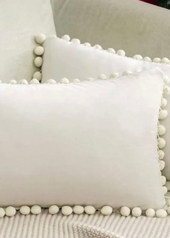 Sarı Bohem Nakışlı Dekoratif kırlent kılıfı - Görsel 9