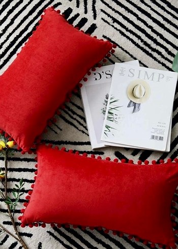 Sarı Bohem Nakışlı Dekoratif kırlent kılıfı - Görsel 12