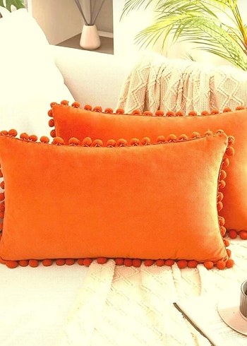 Sarı Bohem Nakışlı Dekoratif kırlent kılıfı - Görsel 8