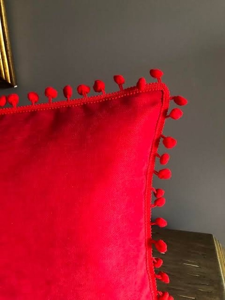 Sarı Bohem Nakışlı Dekoratif kırlent kılıfı - Görsel 4